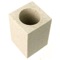 Square Free Standing Toothbrush Tumbler Available in Multiple Finishes